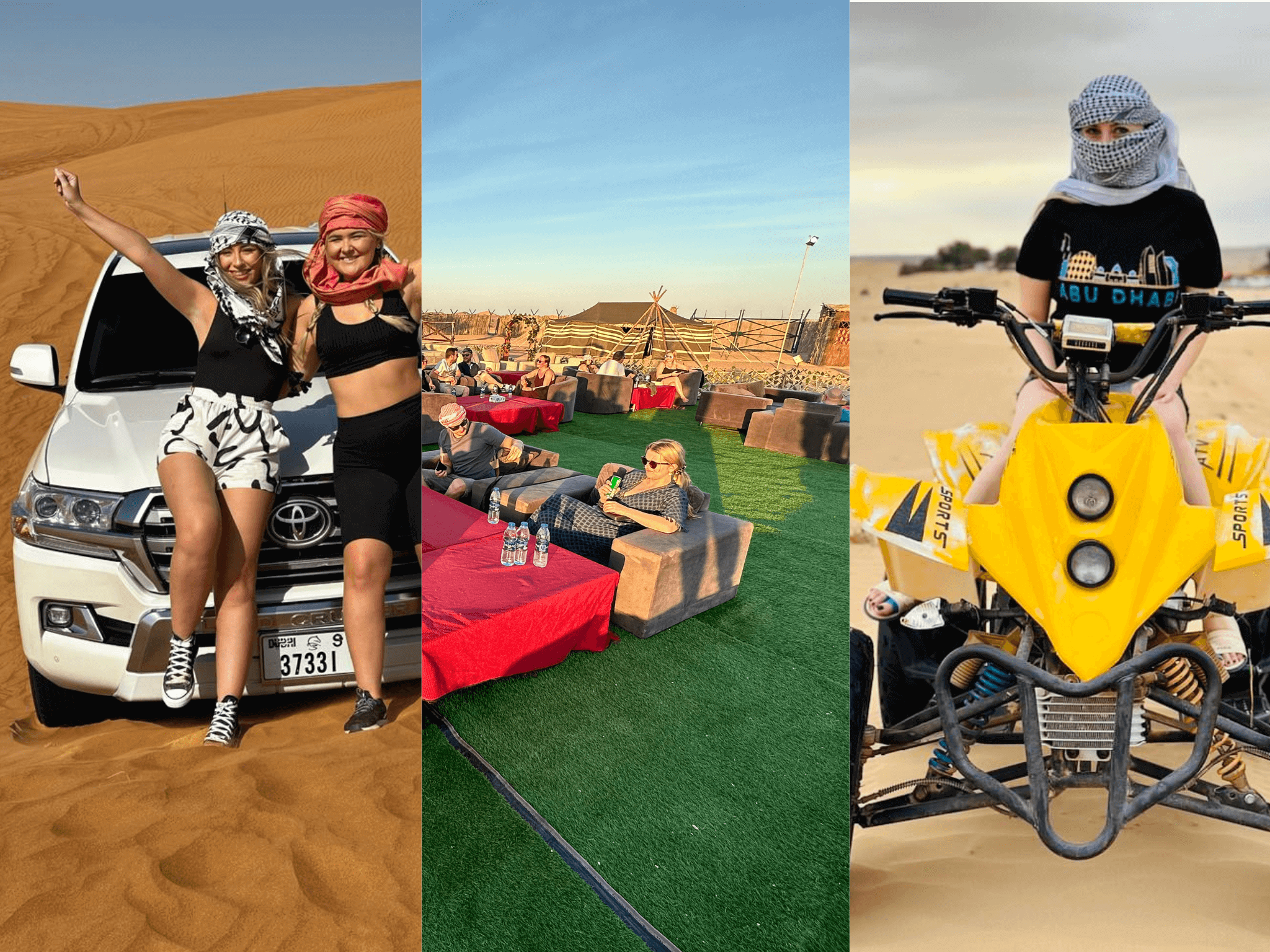 private desert safari with vip and quad bike